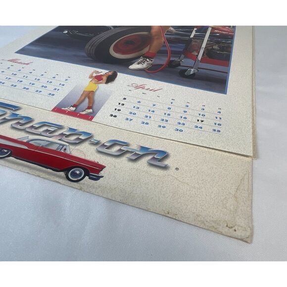 1992 Snap On Tools Collector's Calendar Pin Up Swimsuit Girls 22x13 - Picture 9 of 11